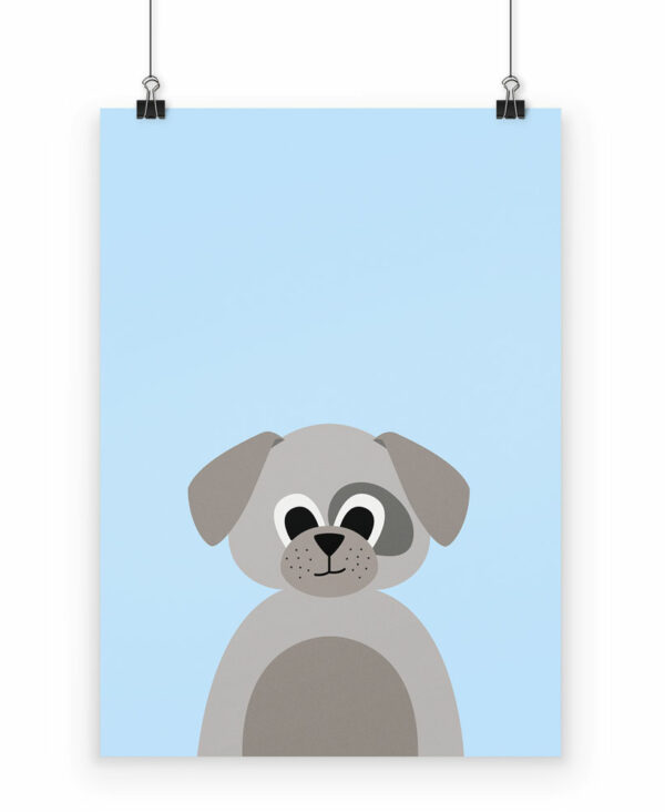 Poster Hund fürs Kinderzimmer